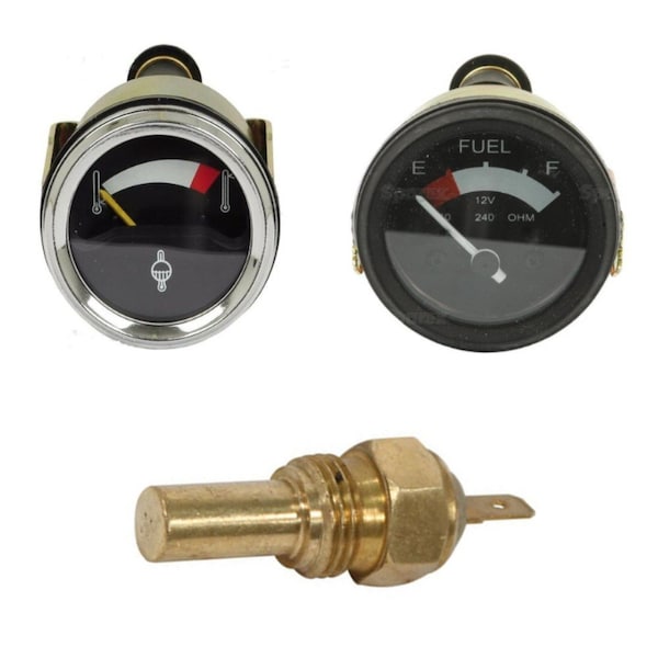 Aic Replacement Parts Temp & Sender Fuel Gauge Fits David Brown 770 780 880 990 995 1200 1210 1212 1074336M91TEMPSENDERGAUGE - main